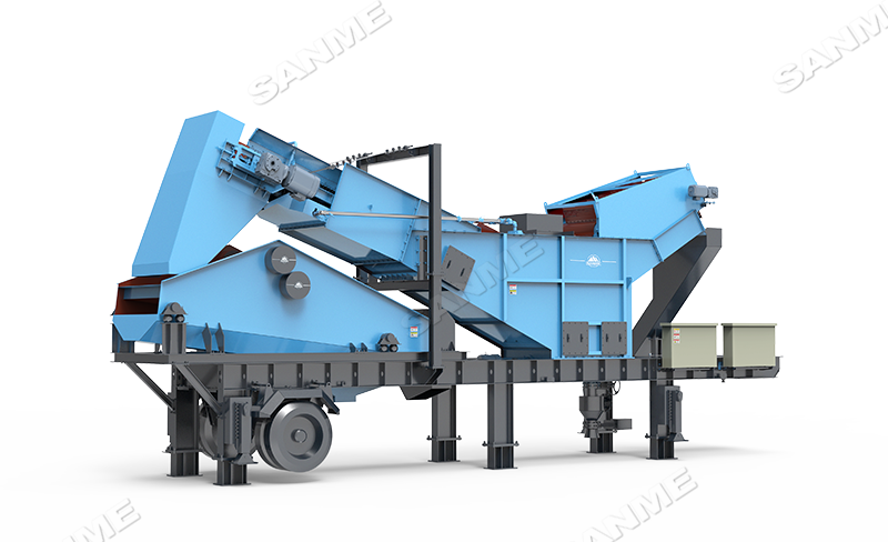 水浮选除轻物质设备：PPHF系列移动式带式浮选机