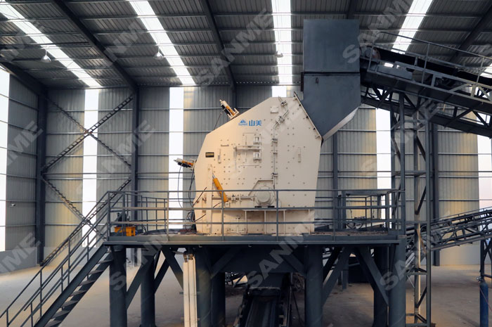 天津年处理100万吨建筑垃圾处理生产线