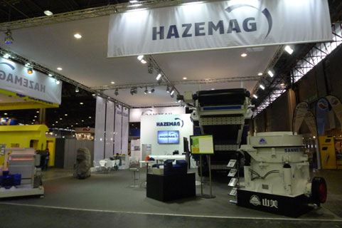 益达注册与德国HAZEMAG以联合参展的形式成功亮相Intermat 2012展会