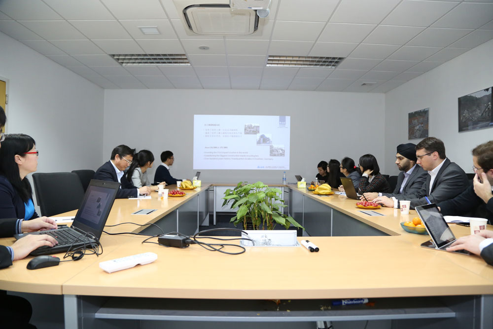 谢文董事长接待风投考察团