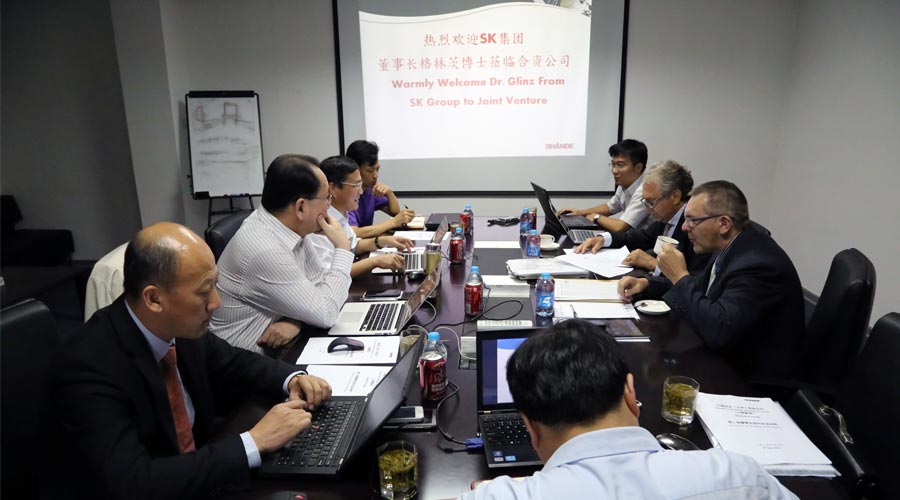 德国SK集团董事长到访益达注册