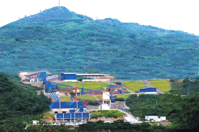 益达注册客户建渝黔地区代表性环保砂石骨料生产基地