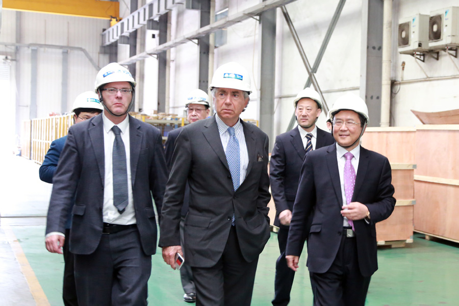 德国SK集团董事长莅临益达注册股份参加合资公司董事会