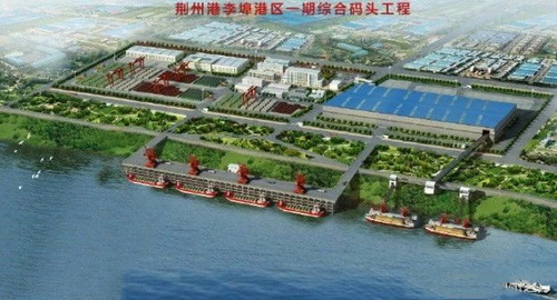 湖北一永久性砂石集并中心建成，总投资约2.5亿元，年设计吞吐量360万吨