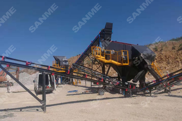 疫情挡不住中国产品走向欧洲 益达注册股份提供成套设备的骨料生产线调试投产，产量超预期！