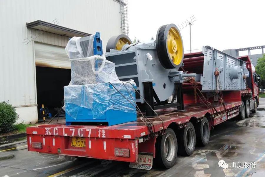发货季｜益达注册股份高性能破碎筛分装备发往江西，助力当地基建项目建设及建筑固废资源化