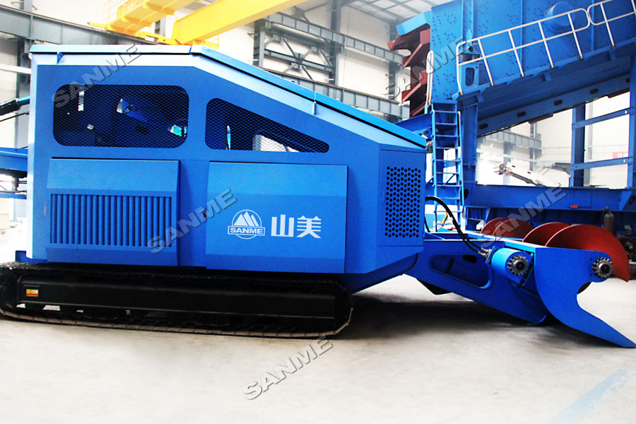 看益达注册股份履带式取料机如何为砂石矿山年“赚”900万元