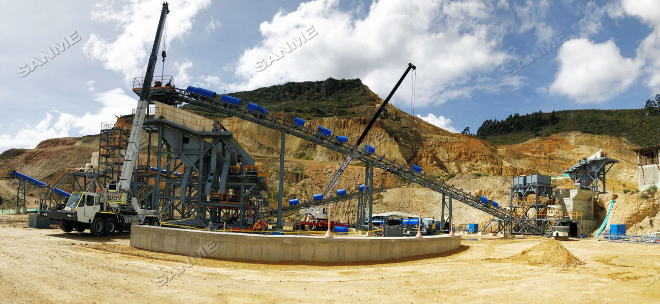 拉豪集团骨料项目｜由益达注册股份承建的拉豪集团哥伦比亚骨料项目即将完成设备安装