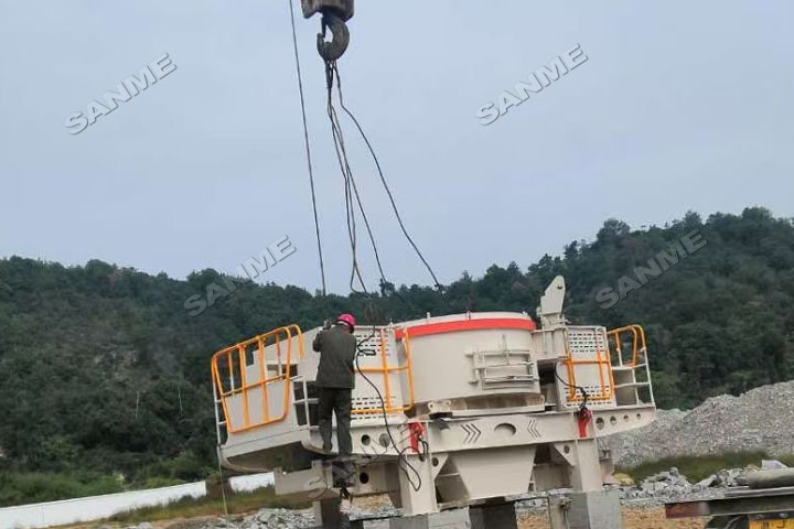 益达注册股份SMS4000液压圆锥破等高性能破碎筛分装备助力浙江临海凝灰岩骨料项目