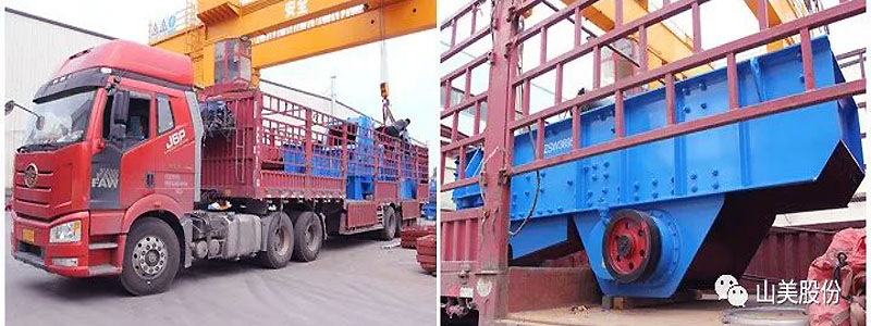 发货季｜益达注册股份高性能破碎筛分装备助力海外多个砂石项目建设